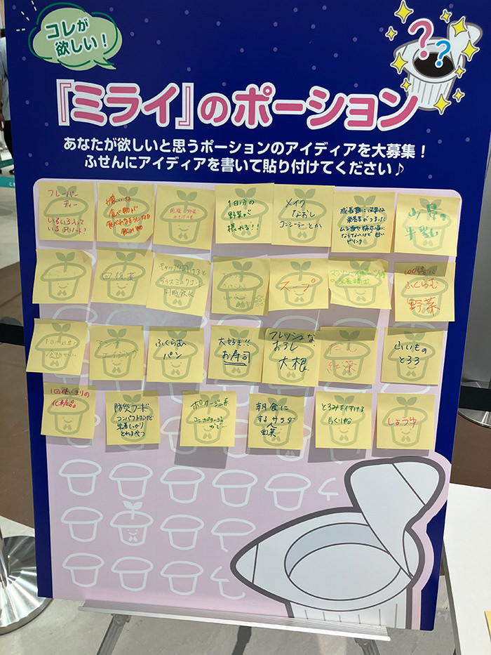 「ミライのポーション」アイデア